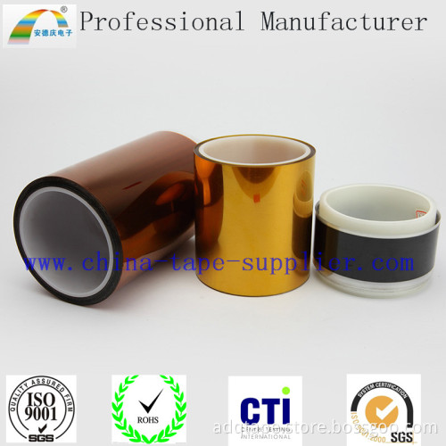 Amber High Temperature Resistance Kapton Silicone Adhesive Tapes